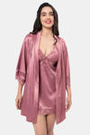 Amante Cotton Elastane Robe - Purple — thumbnail 2